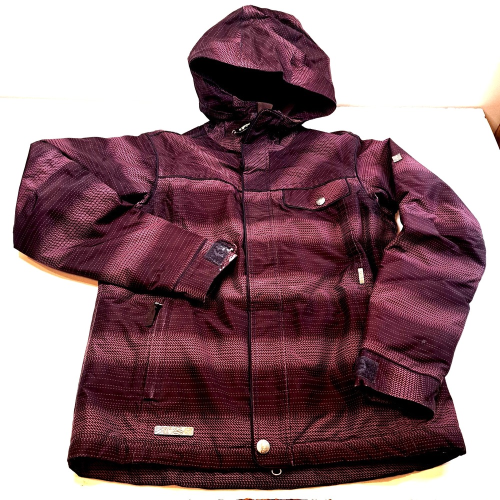 Planet‎ Earth Jessy Jacket 2011 Women's M Hood Snowboarding Ski Purple Coat